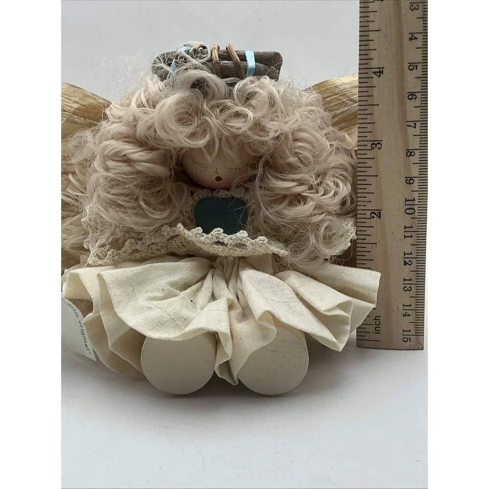 Little Original-Angelica Brianne Primitive Angel Doll Handmade 4.5